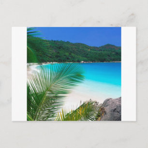 Tropische retreat Seychellen Briefkaart