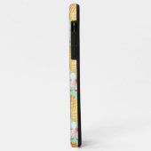 Tropische retro print op achtergrond van munt Case-Mate iPhone case (Achterkant/links)