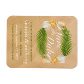 Tropische reuzenrietridder die de datum opslaat magneet (Horizontaal)