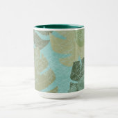 Tropische rode bladeren mok (Midden)