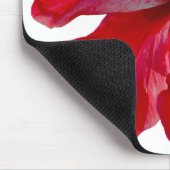 Tropische rode hibiscus-ventilator muismat (Hoek)