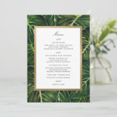 Tropische Romance II Menu (Staand voorkant)