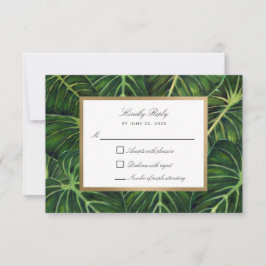 Tropische Romance II RSVP Kaartje