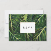 Tropische Romance II RSVP Kaartje (Achterkant)