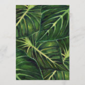 Tropische Romance / Menu (Achterkant)