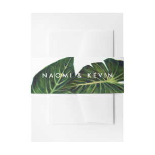 Tropische Romance / Omslag Uitnodigingen Wikkel