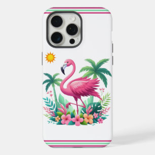 Tropische/Roosa flamingo uit Florida iPhone 15 Pro Max Hoesje