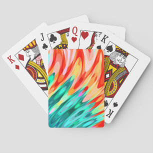 Tropische rotskaarten pokerkaarten