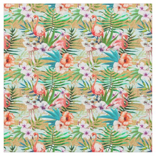 Tropische roze flamingos stof (Close Up)