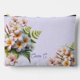 Tropische Roze Plumeria Hibiscus Accessoire Pouch Etui