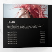 Tropische Rozen drievoudig brochure Drieluik Kaart (Binnenzijde eerst)