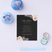 Tropische rozen flyer (Enkel)