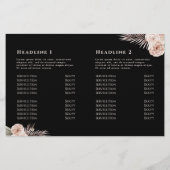 Tropische rozen tweevoudig brochure (Achterkant)