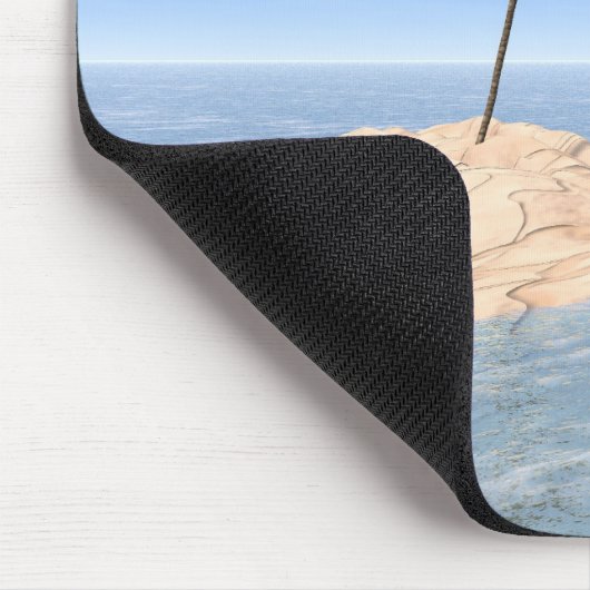"Tropische Sandbar" Mousepad Muismat (Hoek)