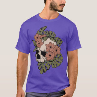 Tropische Schedel T-shirt