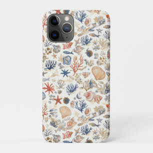 Tropische schelpen & Koraalrif Motief iPhone 11 Pro Hoesje
