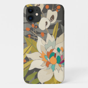 Tropische schemerbloemen iPhone 11 hoesje