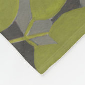 Tropische schemerbloemen fleece deken (Hoek)