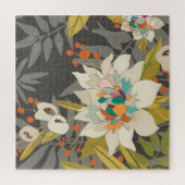 Tropische schemerbloemen legpuzzel (Verticaal)