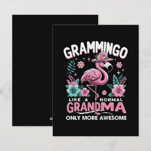 Tropische schemering Flamingo Feestdagenkaart