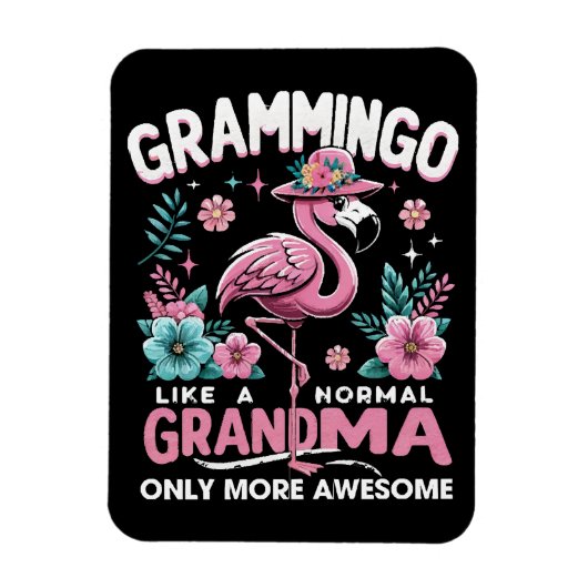 Tropische schemering Flamingo Magneet (Verticaal)