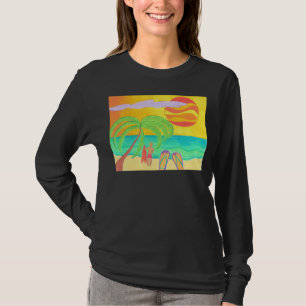 Tropische schemering t-shirt