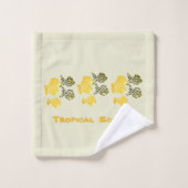 Tropische school bad handdoek (Wasdoekje)