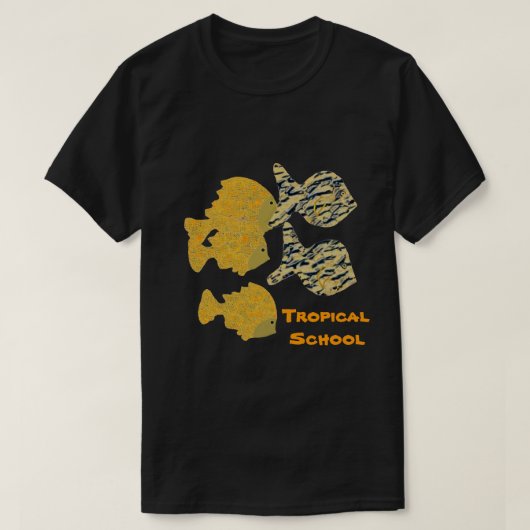 Tropische school t-shirt (Design voorkant)