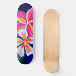 Tropische skateboard-plumerie skateboard
