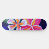 Tropische skateboard-plumerie skateboard (Horizontaal)
