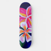 Tropische skateboard-plumerie skateboard (Voorkant)