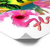 Tropische sleutel Largo Florida Keys Poster (Hoek)