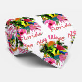 Tropische Sleutel West Florida Keys Stropdas (Opgerold)