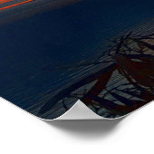 Tropische soep op Hawaiiaans eiland Poster (Hoek)