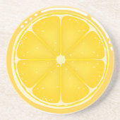 TROPISCHE SOMMER VRUCHTEN Oranje citroenen Slik Zandsteen Onderzetter (Voorkant)