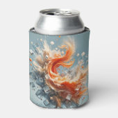 Tropische spatten blikjeskoeler (Blikje Voorkant)