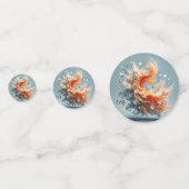 Tropische spatten confetti (Voorkanten)