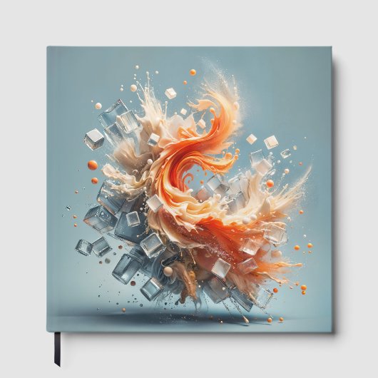 Tropische spatten gastenboek (Voorkant)