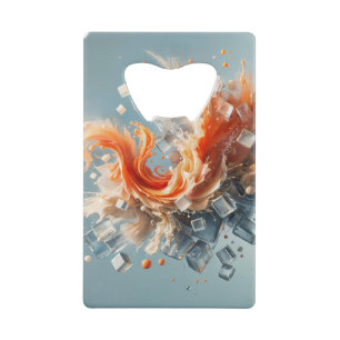 Tropische spatten kredietkaart flessenopener