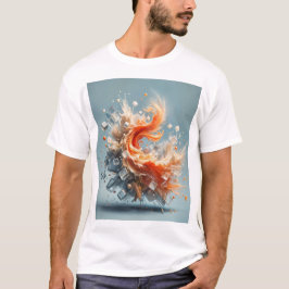 Tropische spatten t-shirt