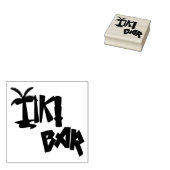 Tropische statusbalk rubberstempel (Gestempeld)