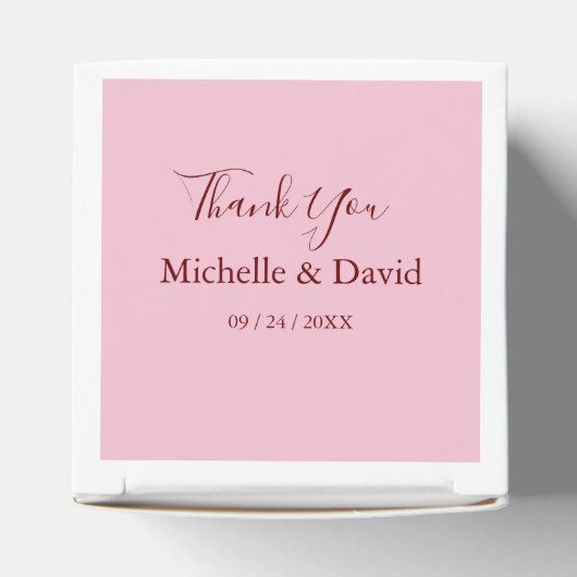 Tropische stekelstaafje met een trekpleister bedankdoosjes (Bovenkant)