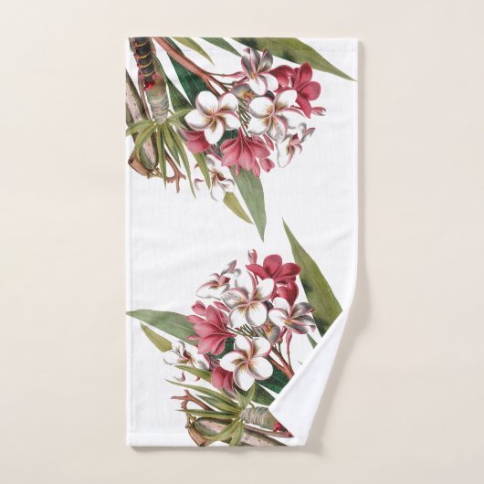 Tropische stekelstaaftoplaatjes bad handdoek (Handdoek)