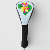 Tropische stekelstaartebloemen golfheadcover (Voorkant)