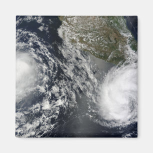 Tropische Stormen Blas en Celia Magneet