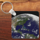 Tropische Stormen op aarde. Sleutelhanger (Voorkant)