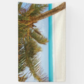 Tropische strand achtergrond spandoek (Verticaal)