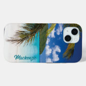 Tropische Strand Scene Naam Case-Mate iPhone Case (Achterkant (horizontaal))