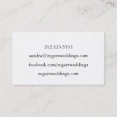 Tropische strand thema aangepaste Visitekaartjes (Achterkant)