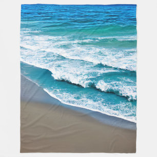 Tropische strand Zee Waves Fleece Deken